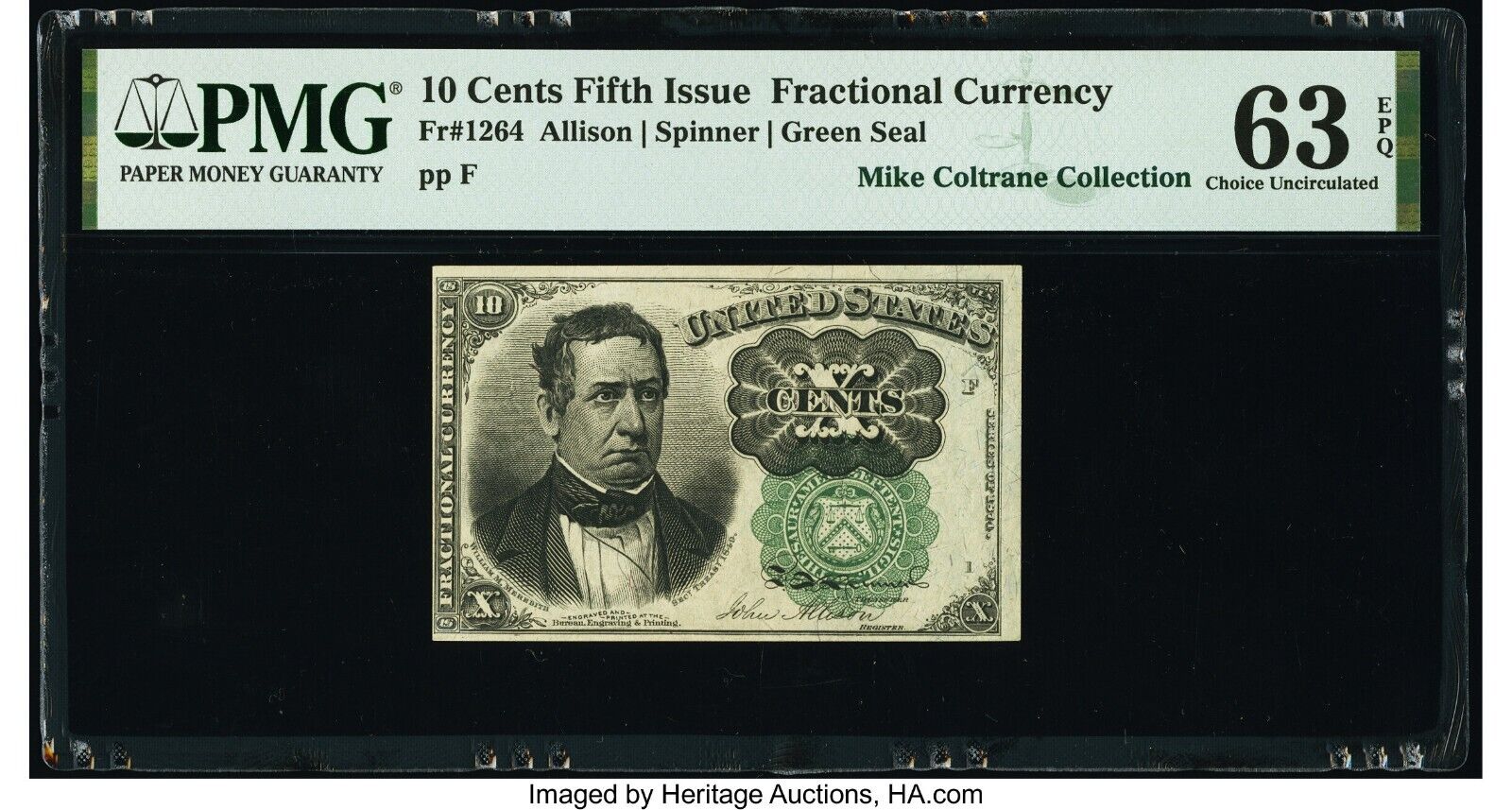 FR. 1264 10 Cent Fifth Issue a